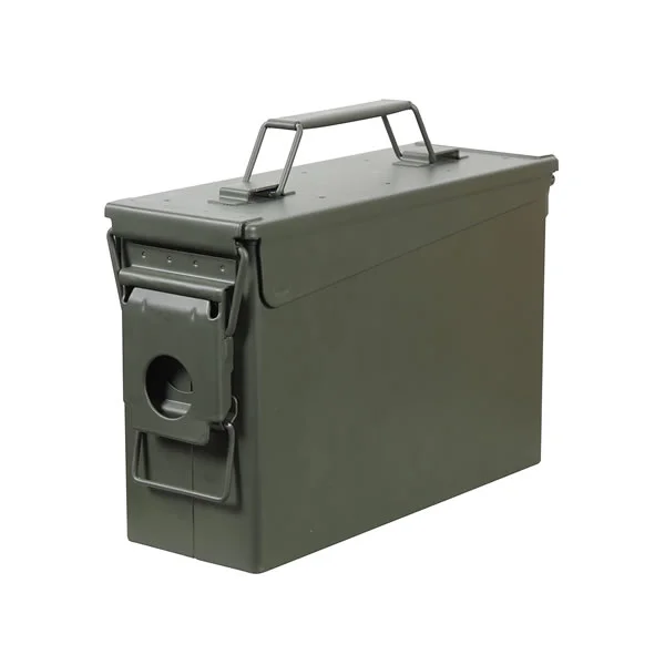 Boîte à outils M19A1 .30 Cal Metal Ammo Box pour la chasse, le tir, l'extérieur