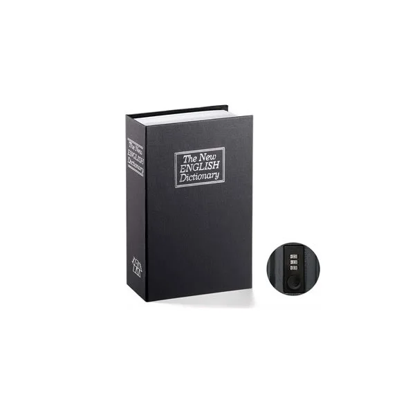 Maza izmēra slēptie grāmatu seifi ar kombinēto slēdzeni, novirzīšanas vārdnīca Mini Lock Box B18C