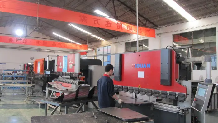 I-Safes factory sheet metal workshop