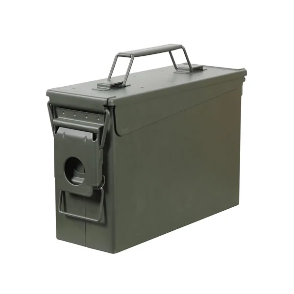 M19A1 .30 Cal Metal Ammo Box Pahu Mea Hana No ka Huli, Pana, Ma waho