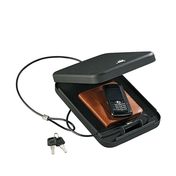 1-Gun Portable Car Key Lock Handgun Safe TSA Travelling Lock Box S45K