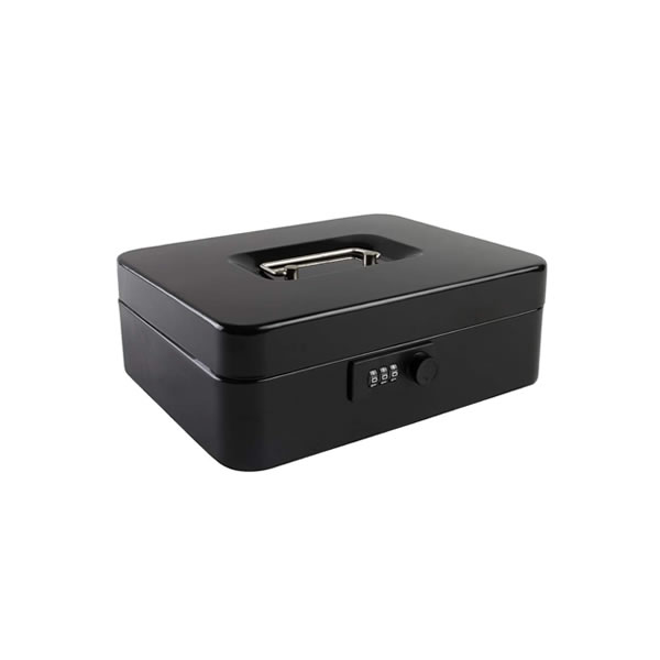 Medium Size Cash Box with Removable Money Tray, Money Safe Box with Combination Lock C250-C 