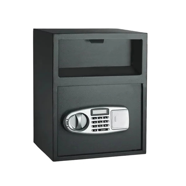 Digital Depository Security Safes with Top Large Drop Door, Keypad and Manual Override Keys DS45BM