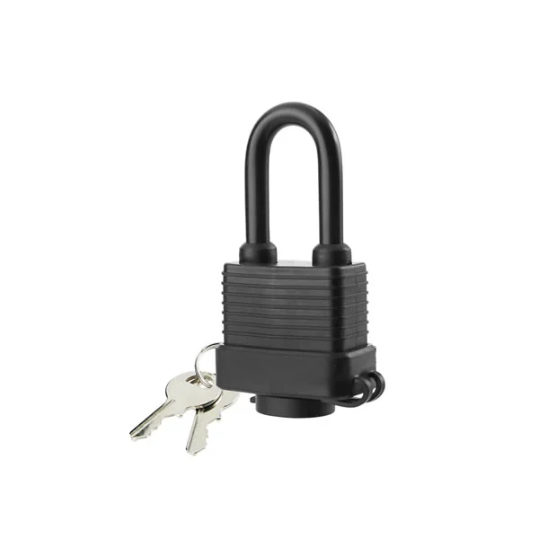 Amazi adafite amazi 50mm Umutekano Laminated Padlock hamwe nicyuma gikomeye cya LW50K