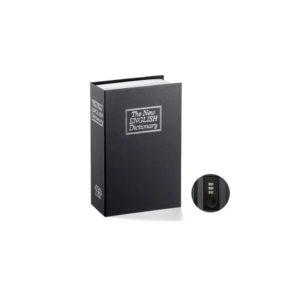 Lille størrelse skjulte bogskabe med kombinationslås, Diction Dictionary Mini Lock Box B18C