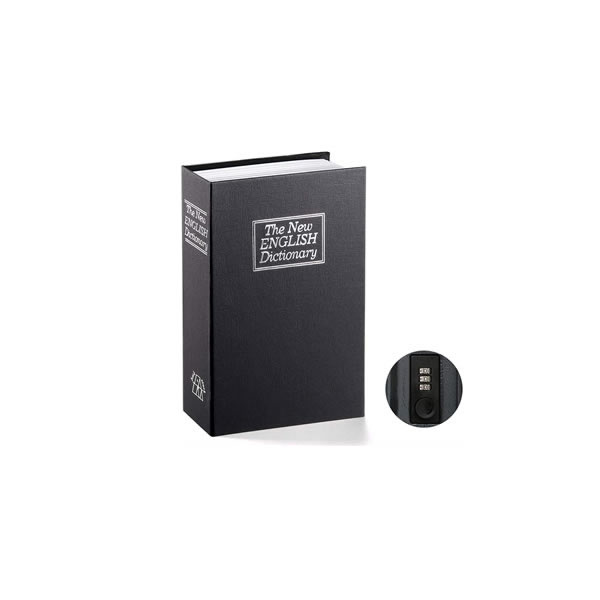 Small Size Hidden Book Safes with Combination lock, Diversion Dictionary Mini Lock Box B18C