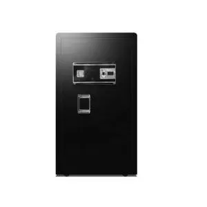 钢黑色重型钢电子生物识别锁防火保险箱办公室