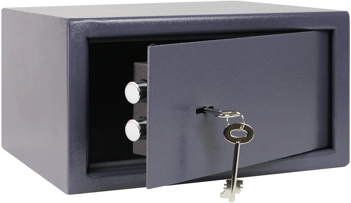 Mini Size Mechanical Security Steel Safe With 2pcs keys C17BC