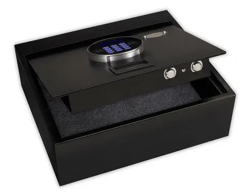 Top Opening 15''Laptop Size Hotel Guest Room Drawer Safes, Steel Security with Hotel-Style Digital Lock H127RA