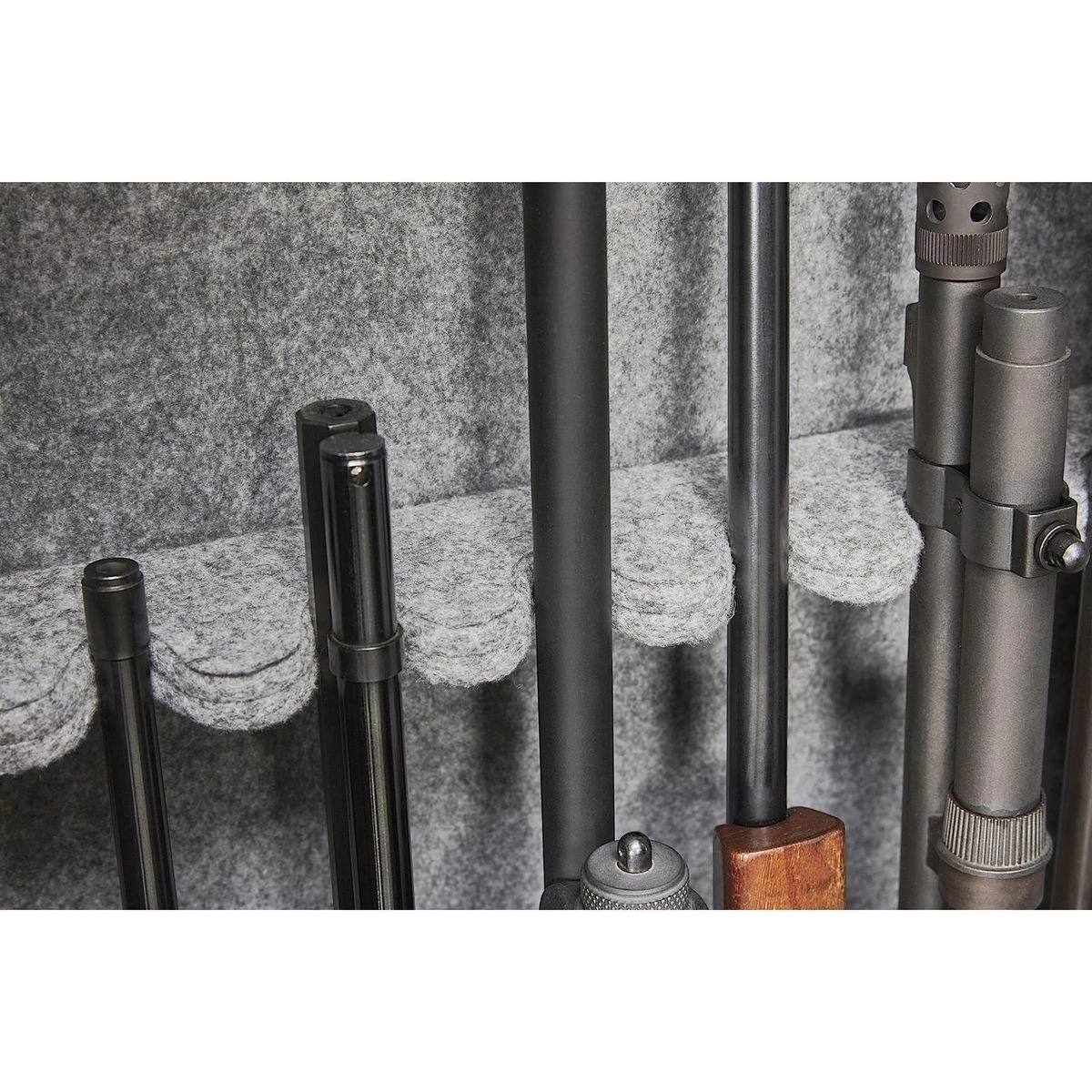 Heavy Duty Electronic Lock Long Gun Safe for 5-8 Rifle Storage with ammo Handgun Lockbox G150AT-10