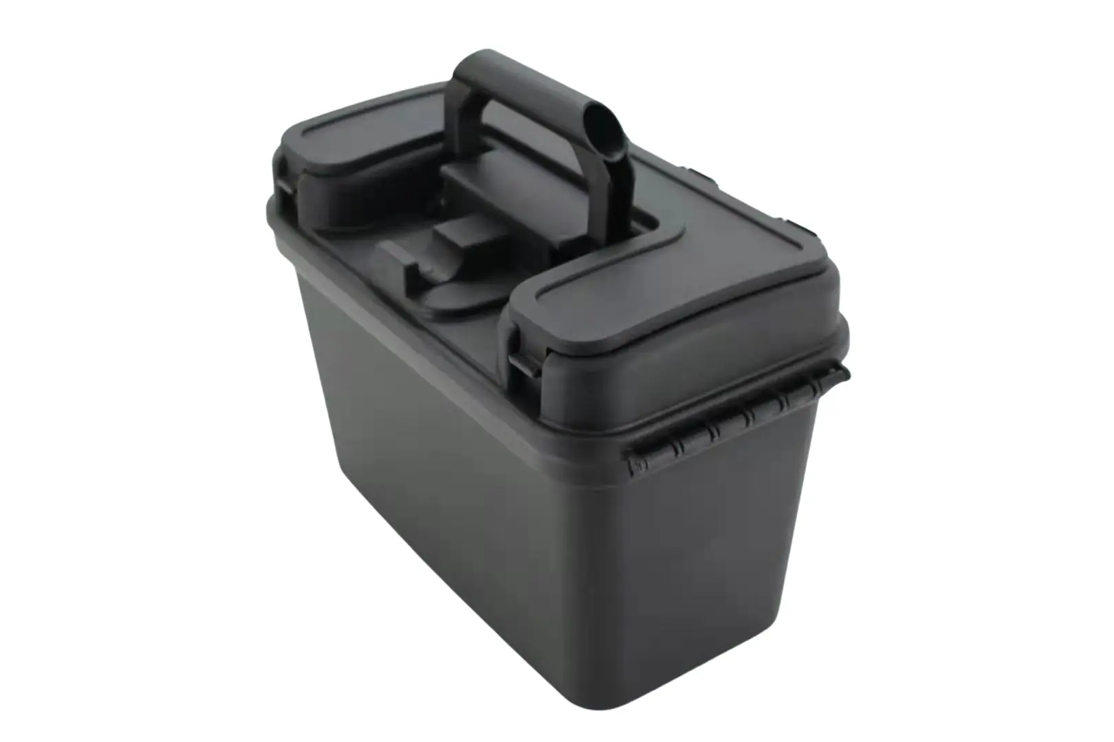 Ammo260P Tactical Plastic Ammo Can, Dry Utility Tool Box, Lockable Water Resistant Field Box Holder Used in Car, Home, Outdoor 