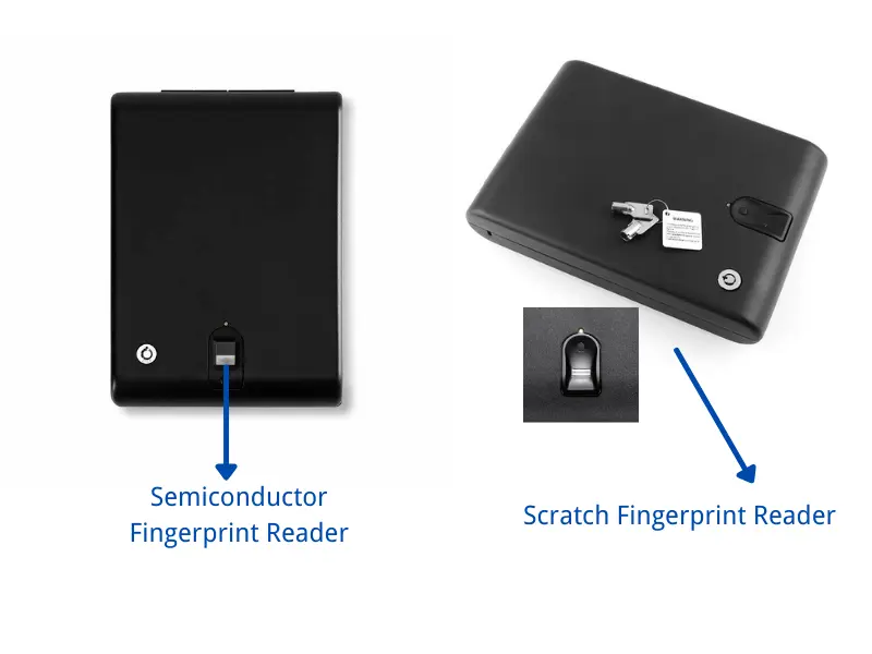 1-Gun Portable Car Fingerprint Lock Handgun Safe TSA Travelling Lock Box S45F