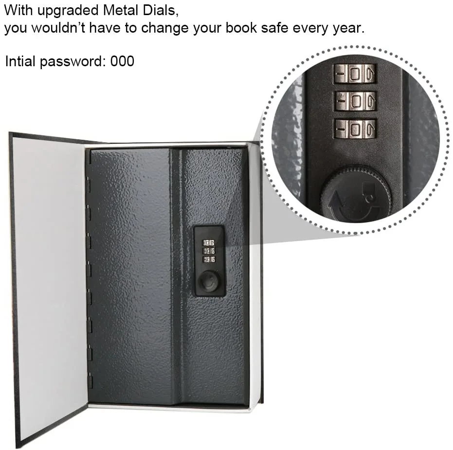 Small Size Hidden Book Safes with Combination lock, Diversion Dictionary Mini Lock Box B18C