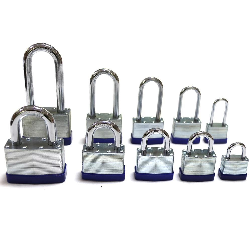 40mm Security Steel  Laminated Padlock with Hardened Steel Shackle LL40K