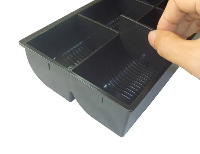 16'' Metal Cash Drawer for POS with 4 Bill 8 Coin Removable Cash Tray CD-410A