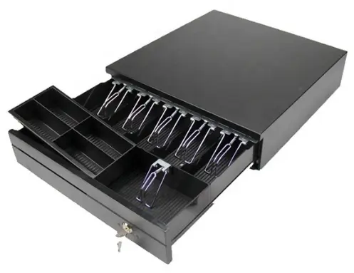 16'' Entry Level Metal Cash Drawer for POS with 6 Bill 4 Coin Removable Coin Tray CD-405B