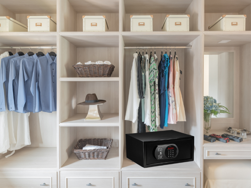 RFID Card Hotel Safes For Guest Room and Personal Use With Card Slot H20RG