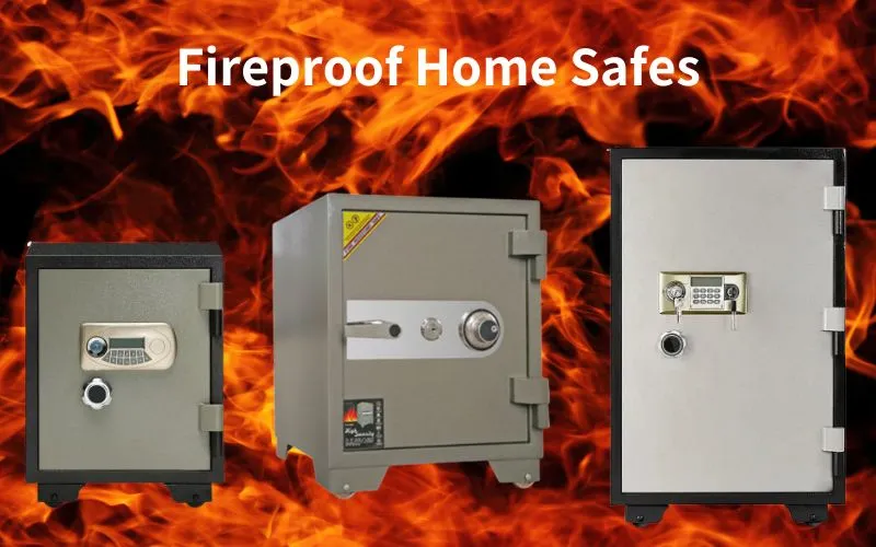 Steel Digital Security fireproof safe box deposit locker for home office bank F350CDL